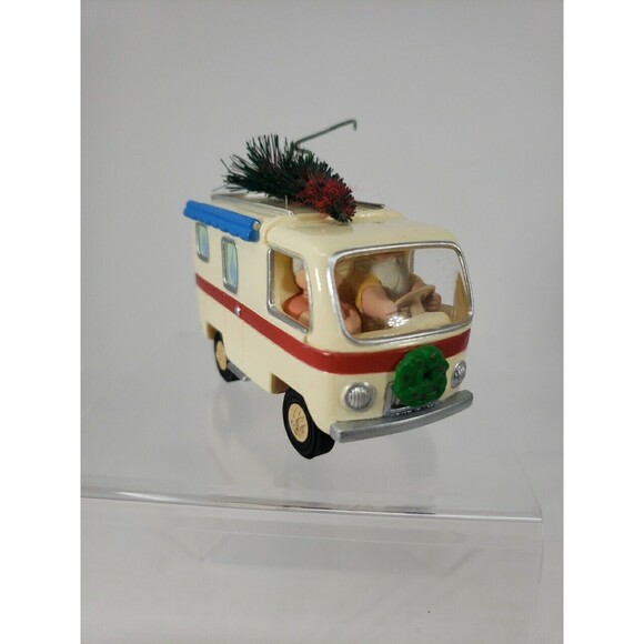 Hallmark Merry We Go Ornament VTG 1995 The Claus's RV Motorhome Santa Camping - Picture 4 of 14